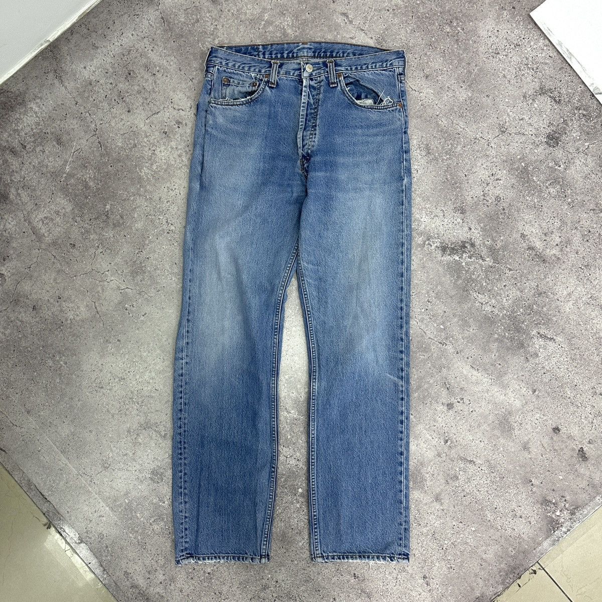 Levi's Vintage 90s Levis made in USA straight jeans 32x36 hype og Size US 32 / EU 48 - 1 Thumbnail