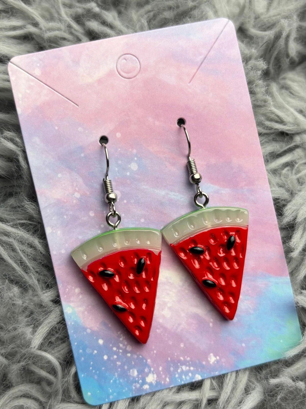 Handmade Handmade watermelon earrings Size ONE SIZE - 1 Preview