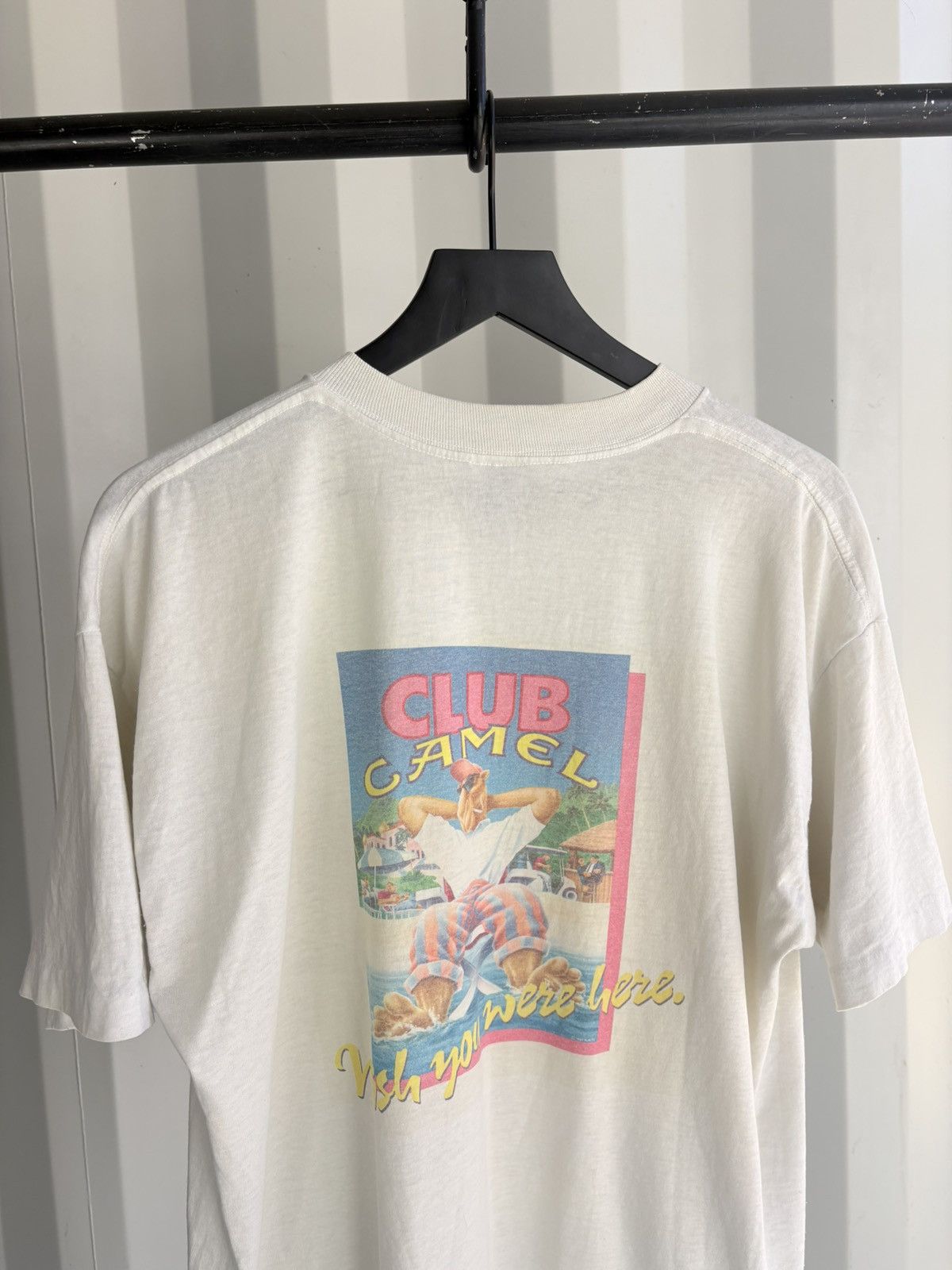 Vintage Camel Club Thrashed Faded Distressed Shirt GRUNGE Band Size US XL / EU 56 / 4 - 4 Thumbnail