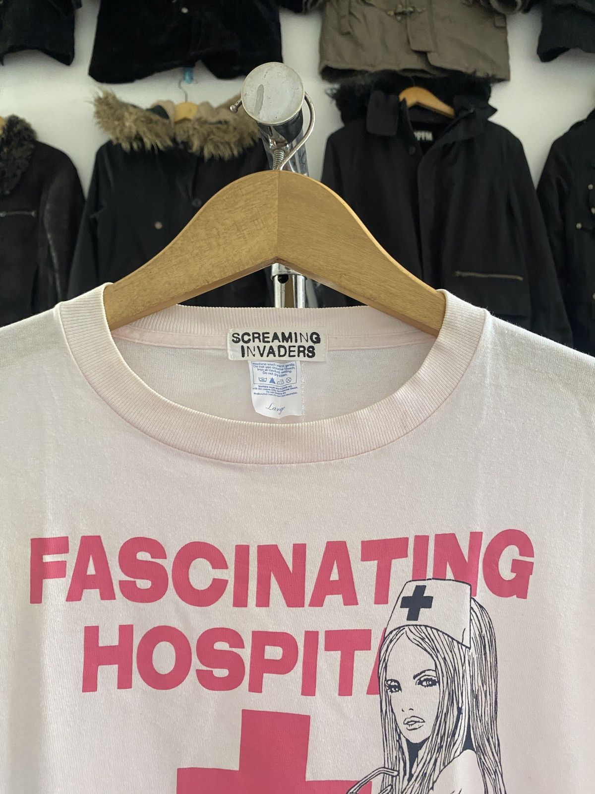 Japanese Brand Screaming Invaders ERD Hysteric Glamour Style Longsleeve Tee Size US L / EU 52-54 / 3 - 6 Thumbnail