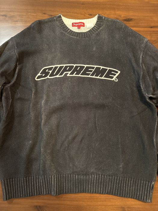 代引可 シュプリームPrinted Sweater Washed Sweater 2023 メンズ