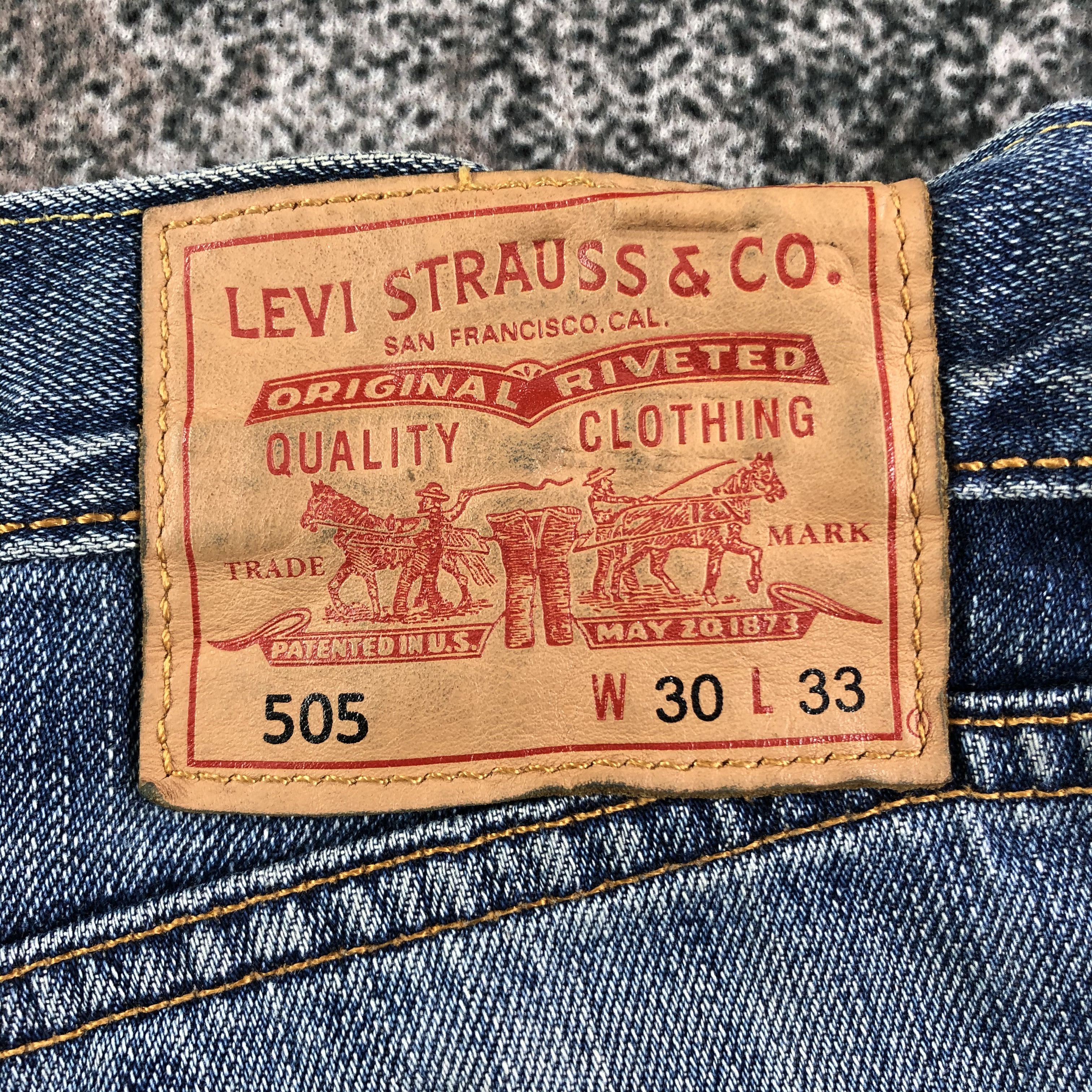 Levi's Vintage Levis 505 Jeans Faded Blue Denim KJ1853 Size US 30 / EU 46 - 5 Thumbnail