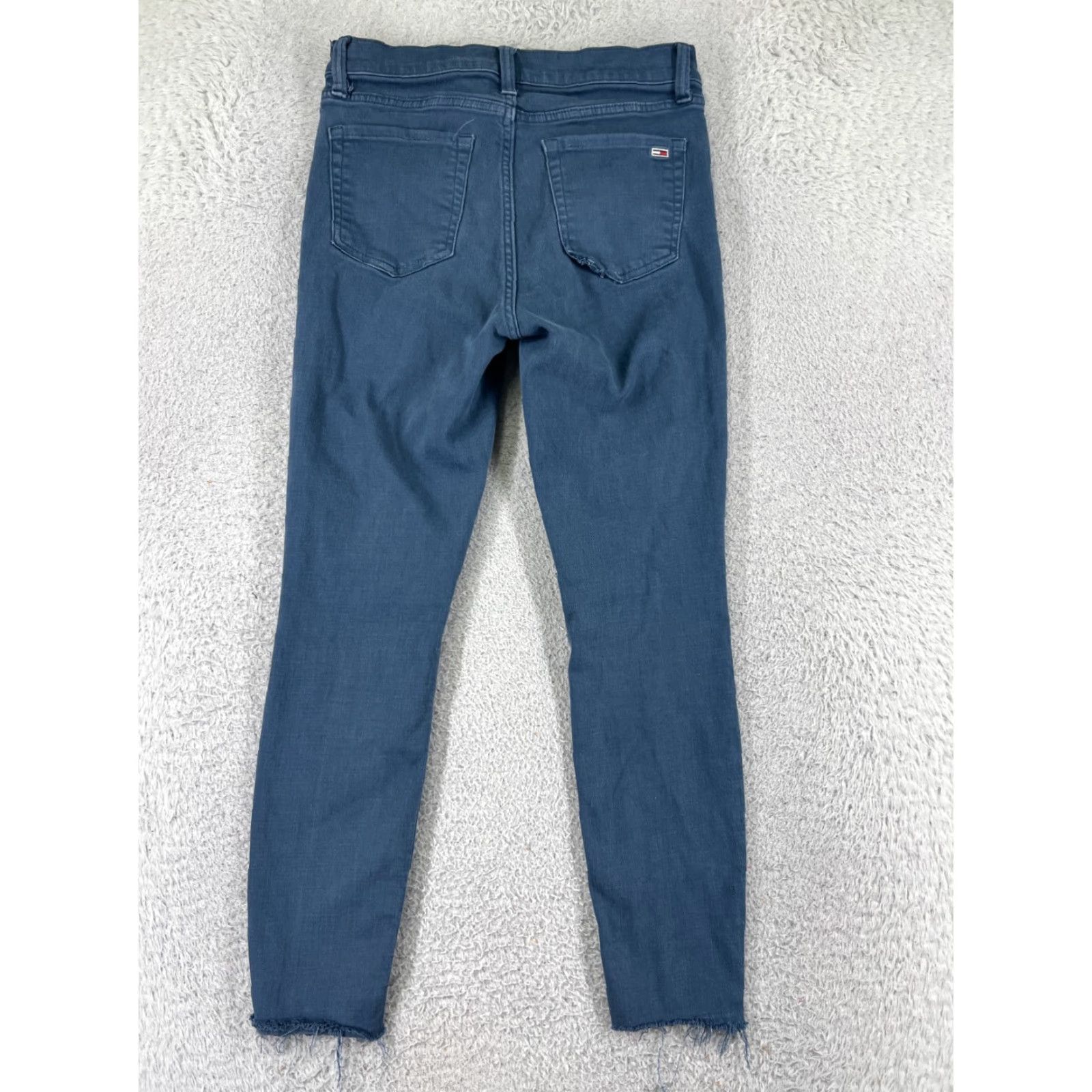 Tommy Hilfiger Tommy Hilfiger Women's Skinny Jeans Size 4 Blue Denim Mid Rise Comfort Stretch Size 27" / US 4 / IT 40 - 3 Thumbnail