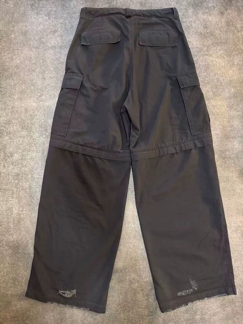 Balenciaga Balenciaga size XXS Green Drawstring Work Pants Size US 27 - 2 Thumbnail