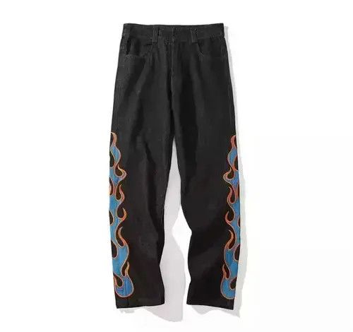 Japanese Brand × Vintage Flame pants Size US 32 / EU 48 - 3 Thumbnail