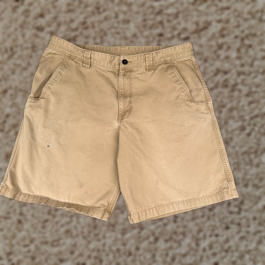 The North Face VINTAGE The North Face Shorts Men 36 Beige Chino 100% Cotton Twill Hiking Outdoor Slub Pockets Regular Mid 10-12 in Beige Mens Size US 36 / EU 52 - 1 Thumbnail