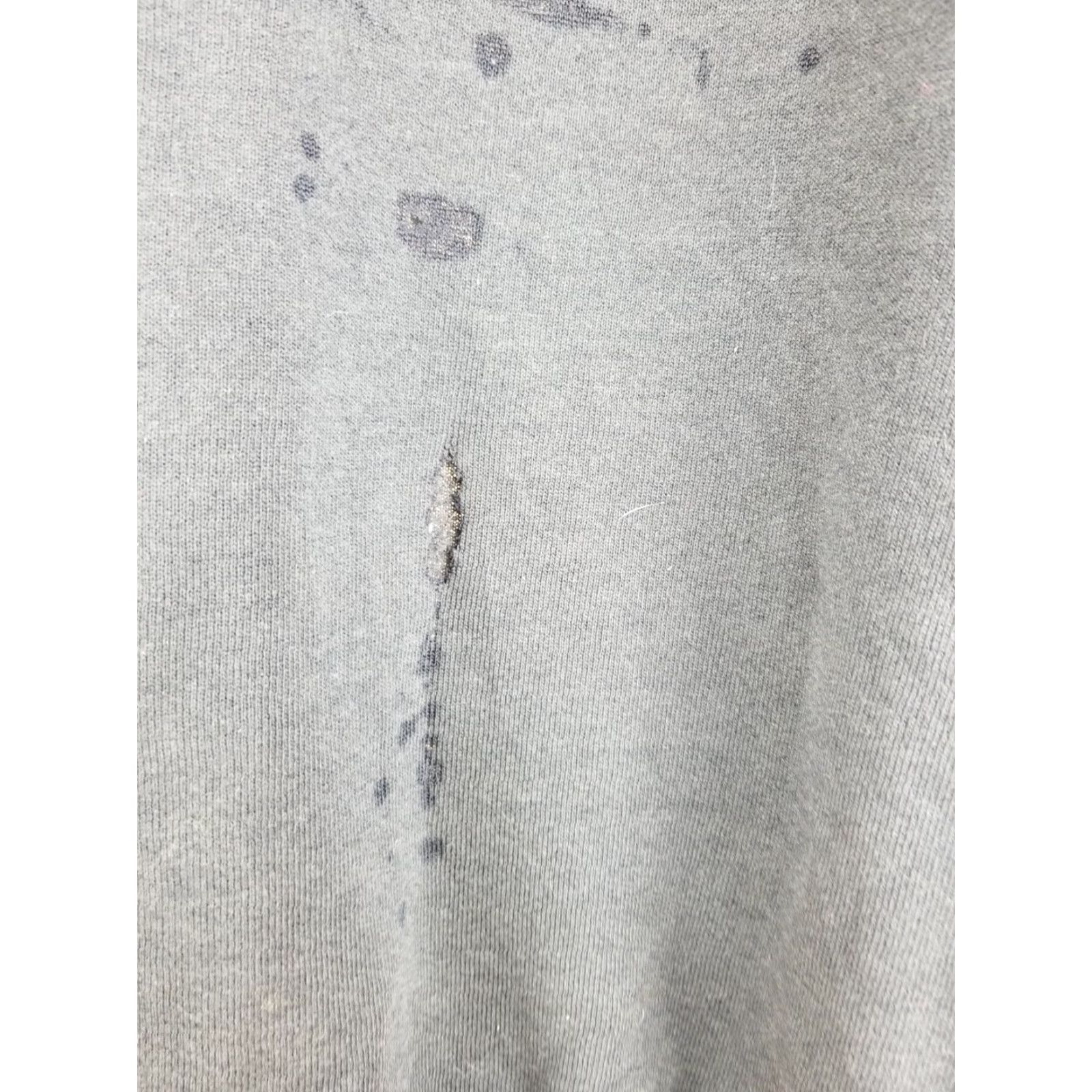 Vintage VINTAGE Black Sweatshirt XL Burnout Distressed Trash/Camouflage Pattern Pullover Men XS? XL Size US XL / EU 56 / 4 - 4 Thumbnail