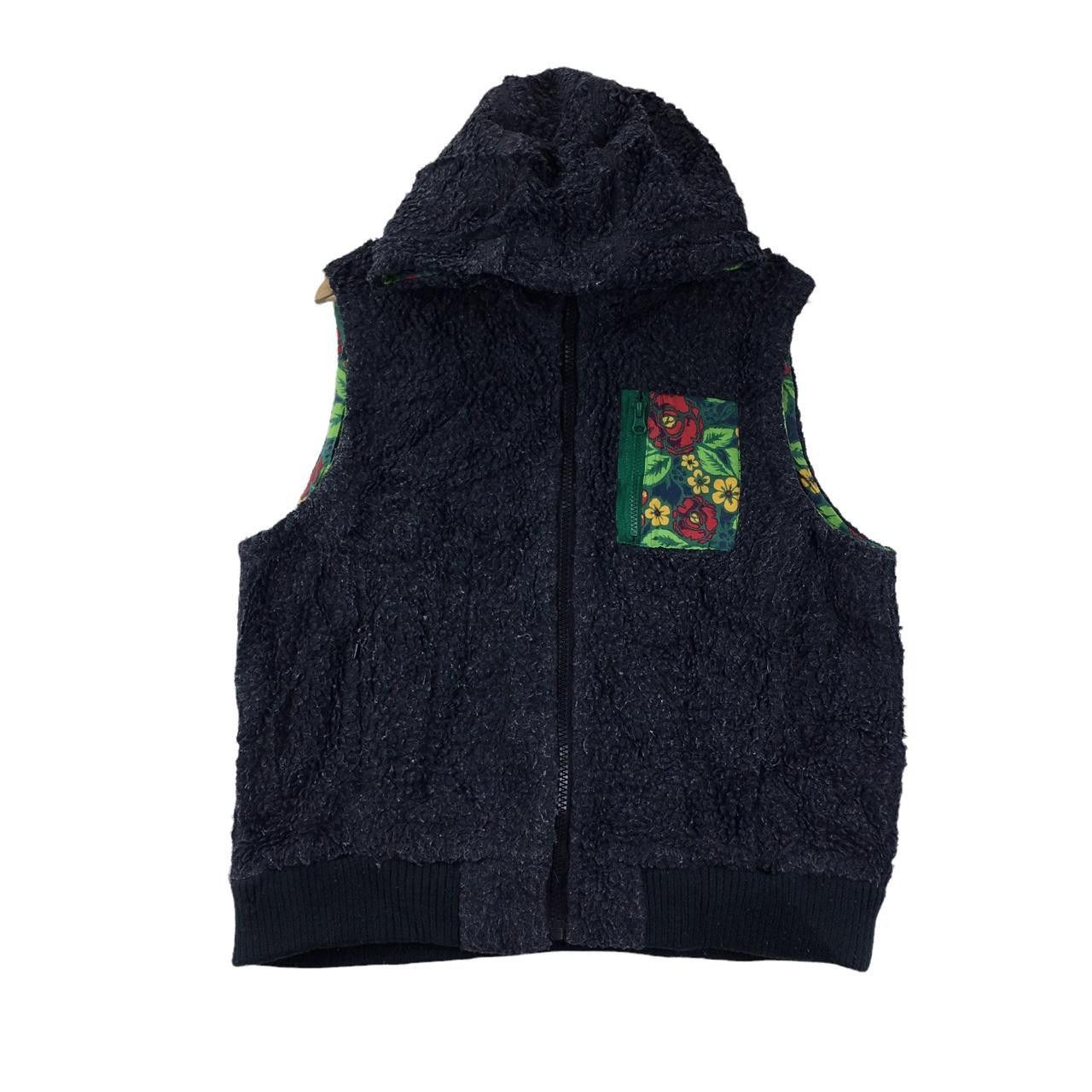 Vintage Vtg TITICACA MUCHO NATURE Floral Navajo Sherpa Fleece Size L / US 10 / IT 46 - 1 Thumbnail