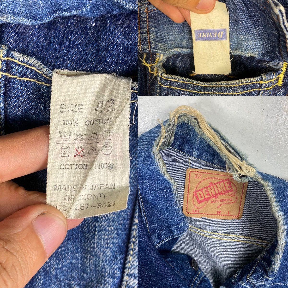 Denime 💥DENIME JAPAN TRUCKER TYPE 3 JACKET Size US M / EU 48-50 / 2 - 11 Thumbnail