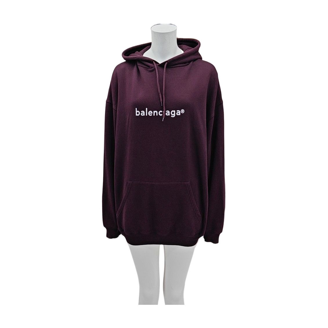 Balenciaga Balenciaga Purple Logo Hoodie Size M Size US M / EU 48-50 / 2 - 1 Thumbnail