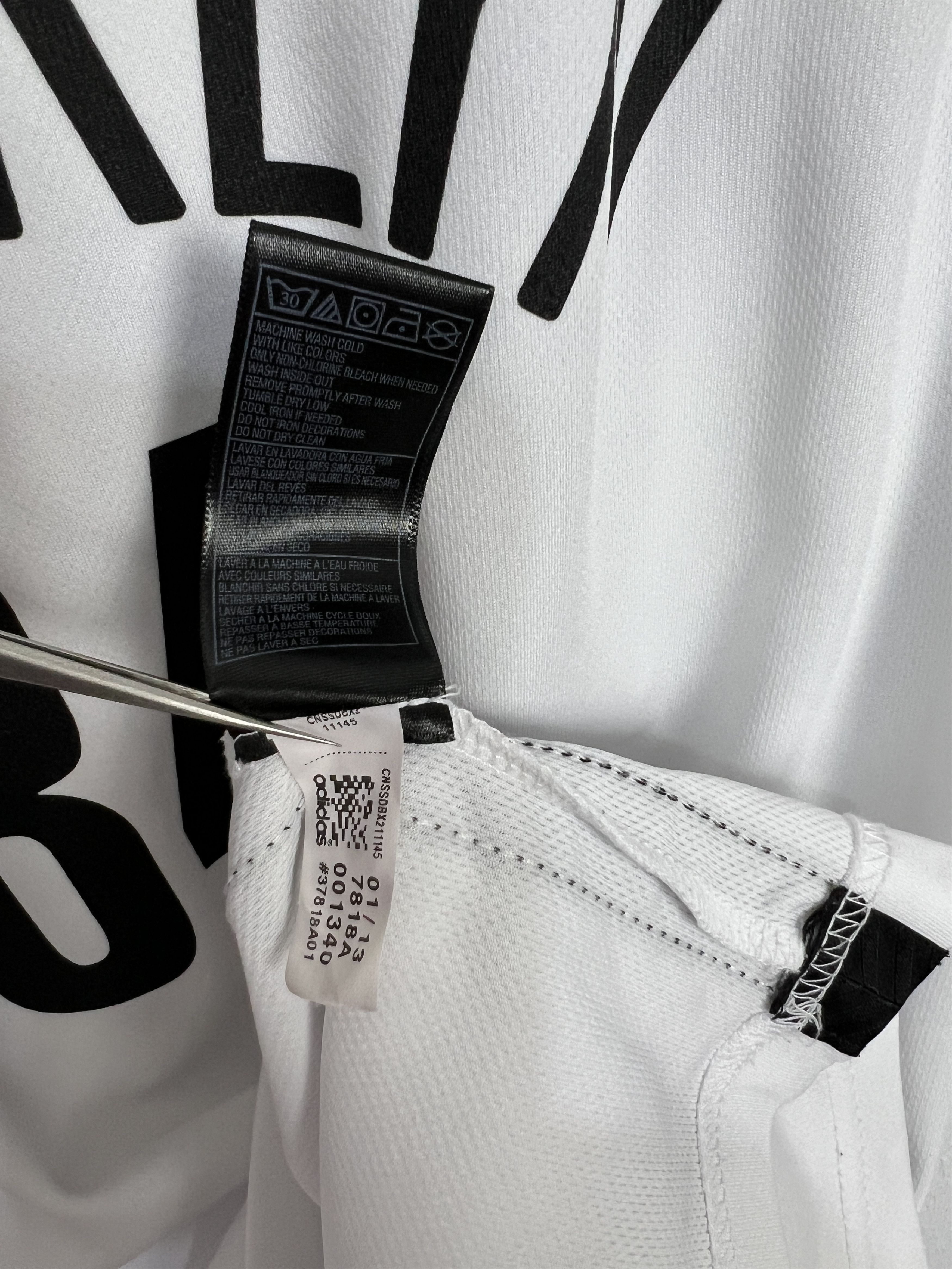 Adidas Brooklyn Nets #34 Paul Pierce Jersey NBA White Shirt