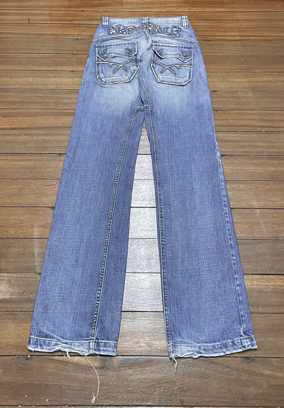 Japanese Brand × Vintage Very Rare Vintage Japanese Brand Karopals Flared Jeans 2000s Size US 28 / EU 44 - 2 Thumbnail