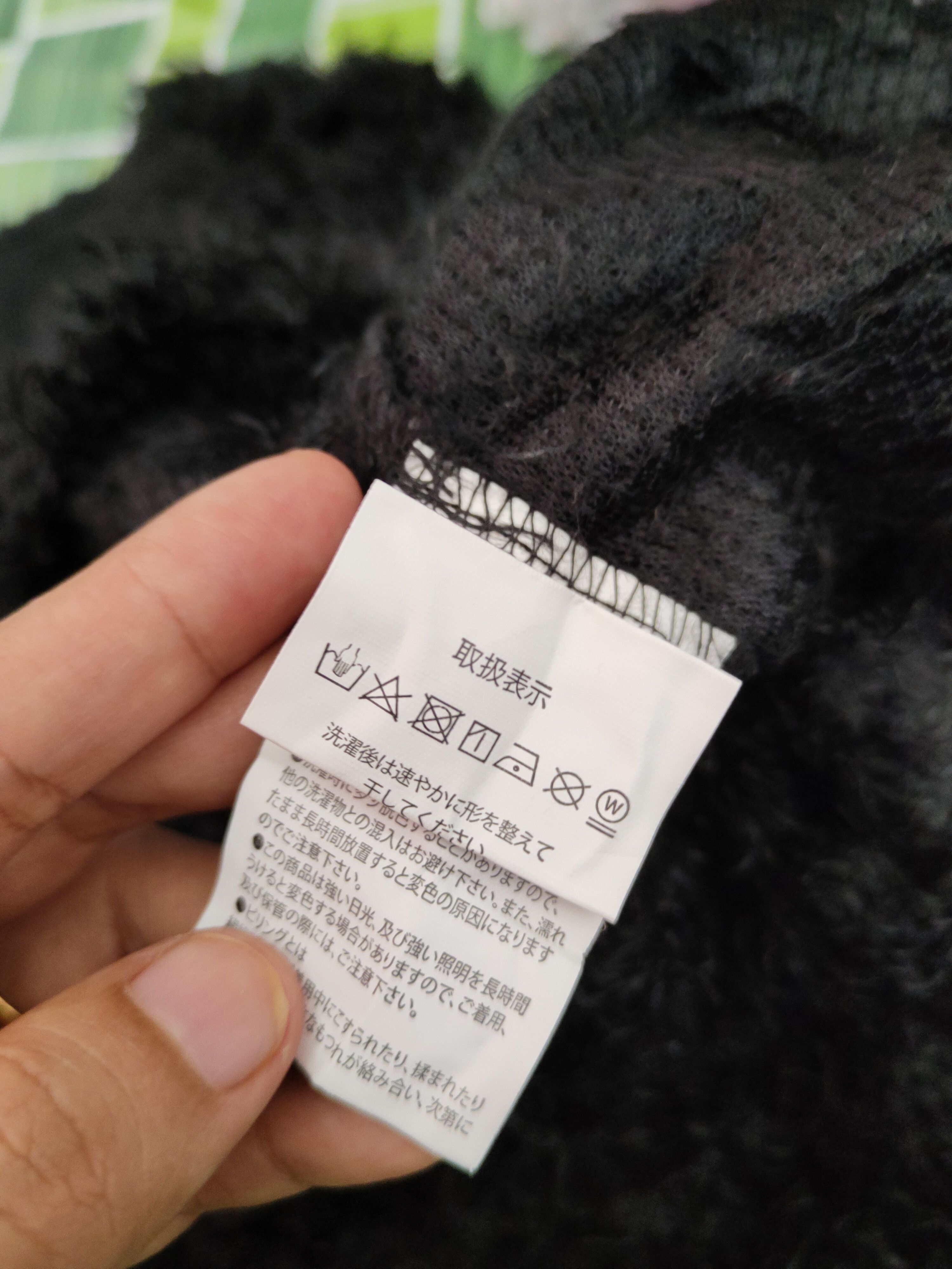 Homespun Knitwear Sureve Black Shag Shaggy Fur Mohair Knitwear #S181885 Size M / US 6-8 / IT 42-44 - 11 Thumbnail