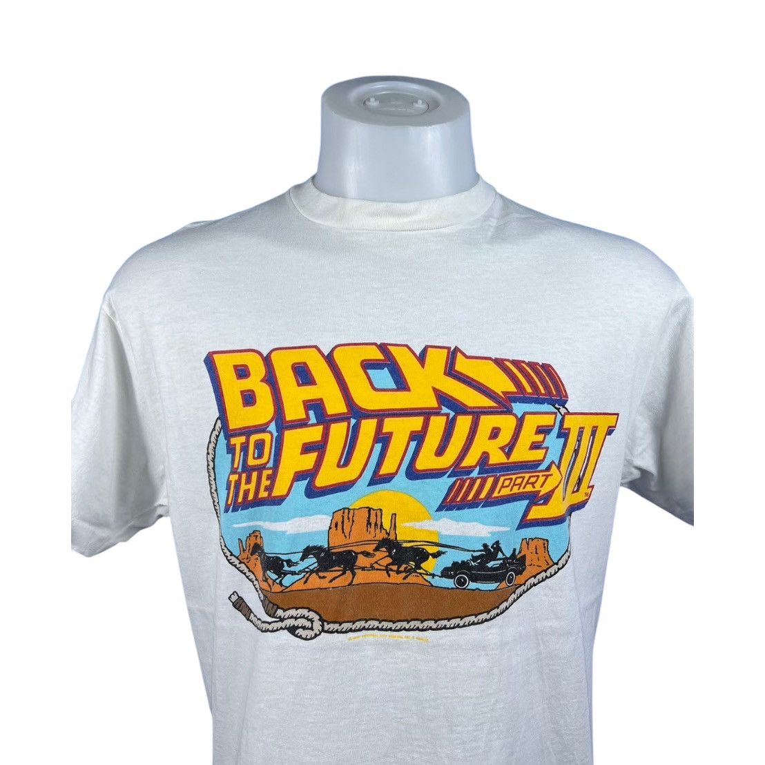 Universal Studios × Vintage Back to the future Part 3 Vinatge Movie 80s 90s T-Shirt Size US L / EU 52-54 / 3 - 5 Thumbnail