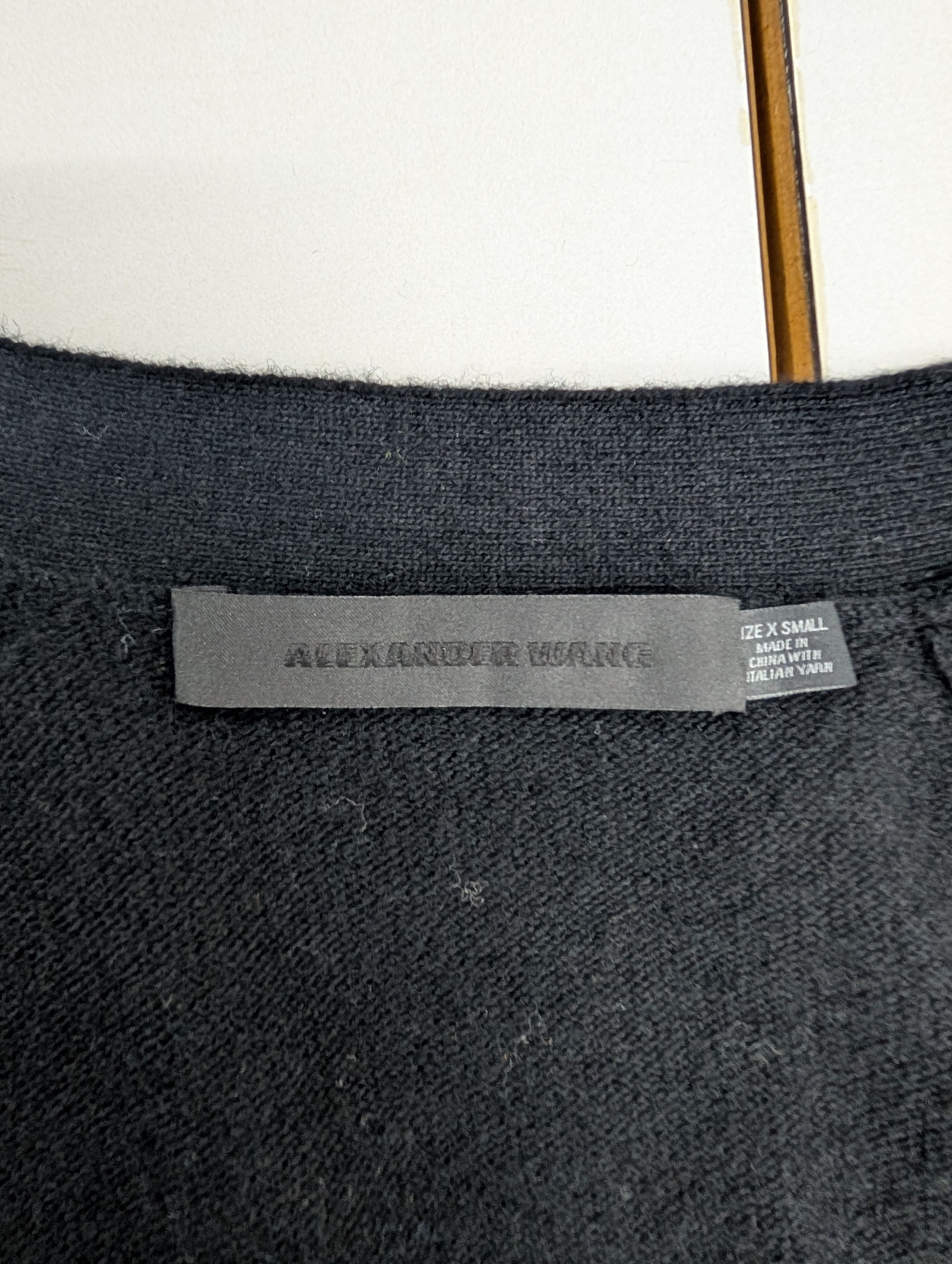 Alexander Wang Black Cardigan Size US XS / EU 42 / 0 - 4 Thumbnail