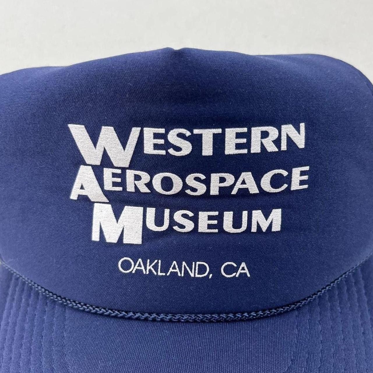 Designer Vintage Aerospace Museum Snapback Trucker Hat Size ONE SIZE - 2 Thumbnail