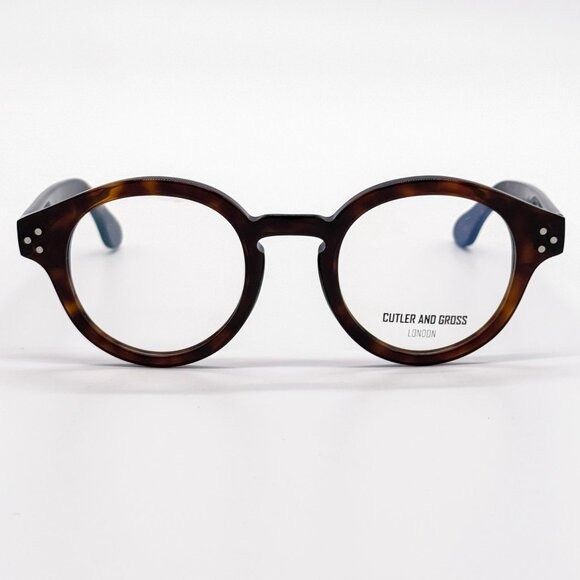 Cutler and Gross NEW CUTLER AND GROSS EYEGLASSES CG1291V2 002 HAVANA UNISEX Size ONE SIZE - 4 Thumbnail
