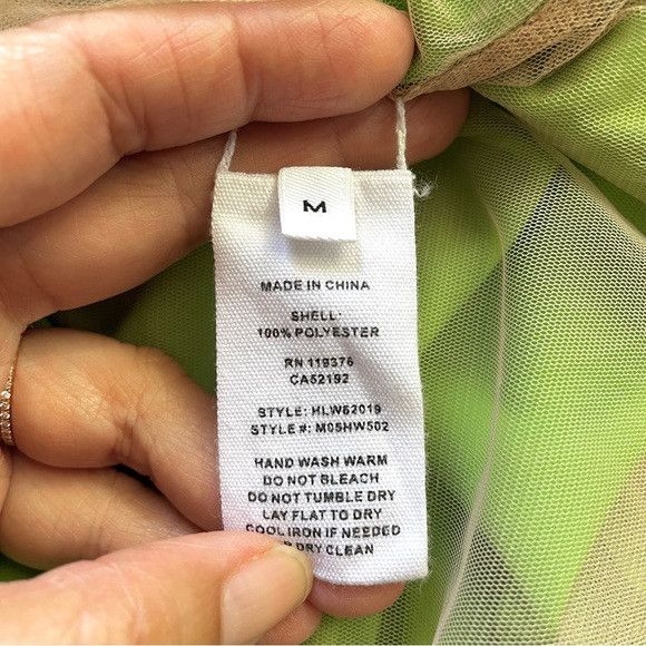 Helmut Lang Helmut Lang Green Ruched T-shirt - S/M, Reversible Size M / US 6-8 / IT 42-44 - 8 Thumbnail