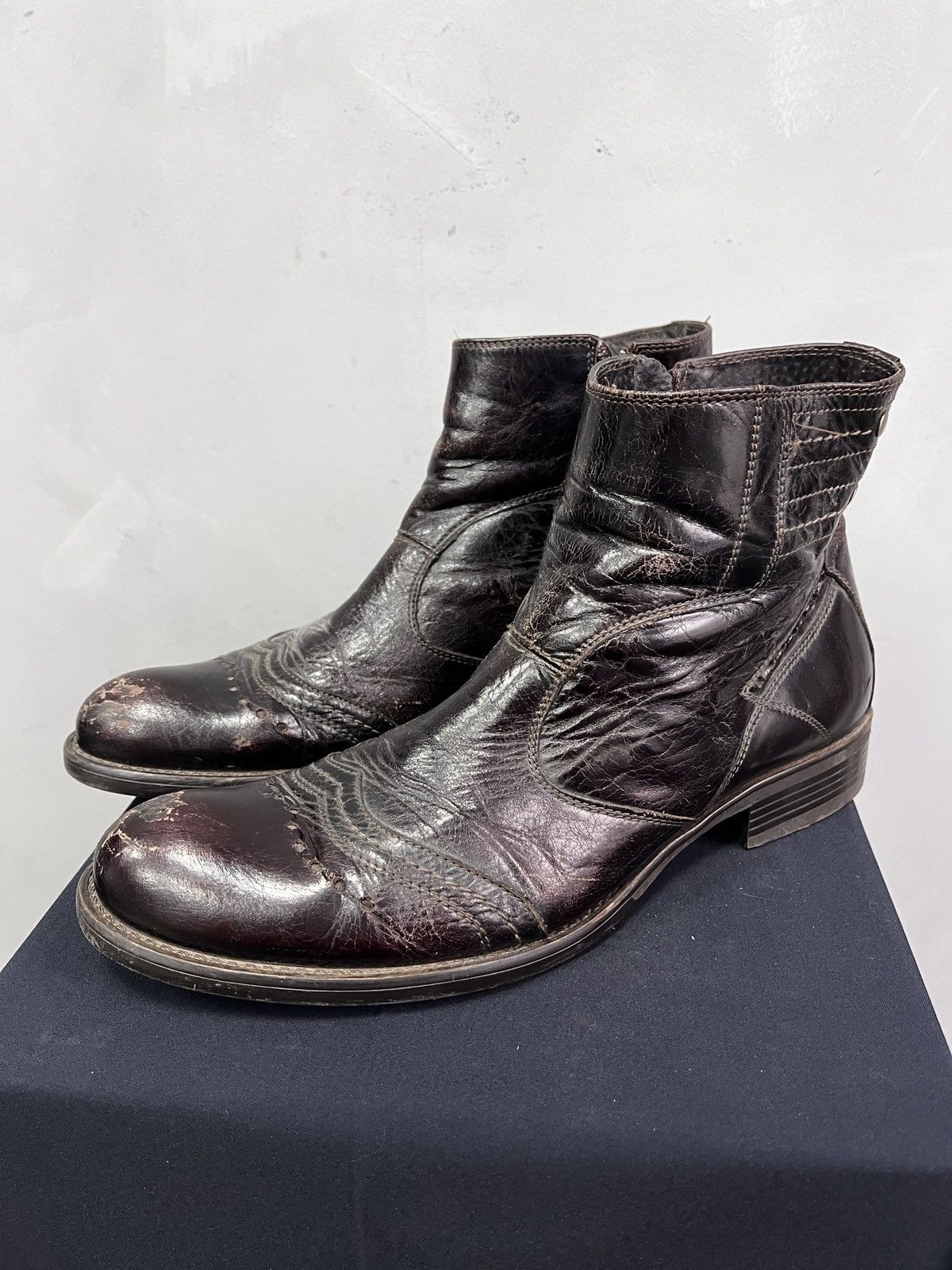 Other Guidi style Artisan Leather Archive Boots Size 43 EU Size US 10 / EU 43 - 5 Thumbnail