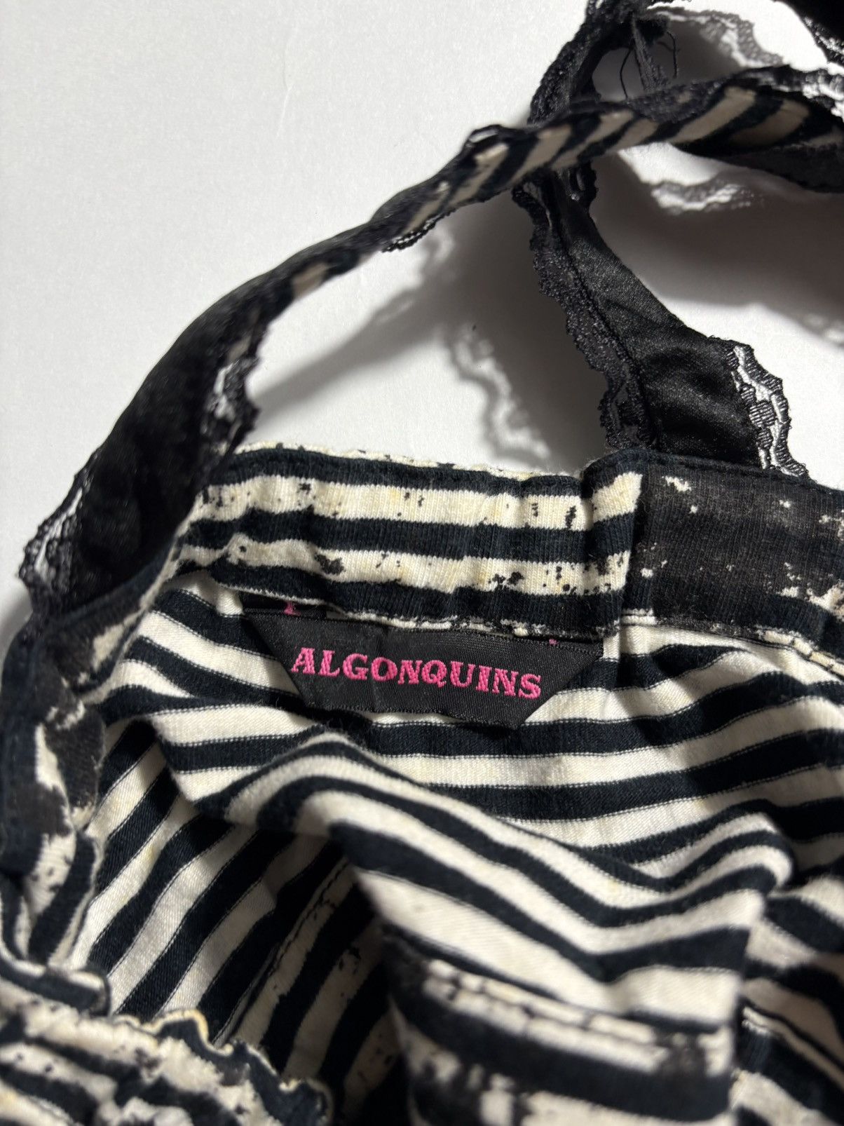 Japanese Brand ALGOQUINS PUNK GYARU STYLE CROPTOP Size ONE SIZE - 5 Thumbnail