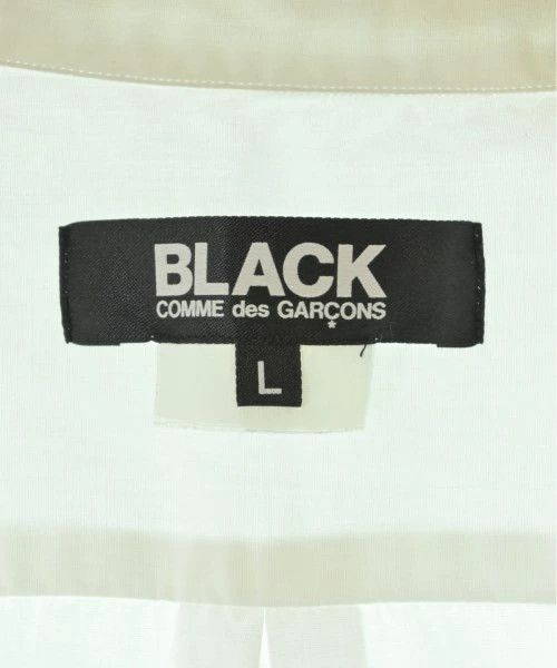 Comme des Garcons Black Shirt Casual Plain Uneven Hem Long Sleeve White Size US L / EU 52-54 / 3 - 6 Thumbnail