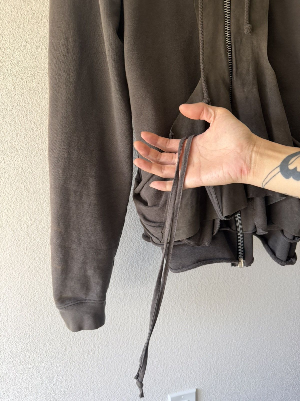 Rick Owens 2004 Slab Layered Hoodie L Size US L / EU 52-54 / 3 - 3 Thumbnail