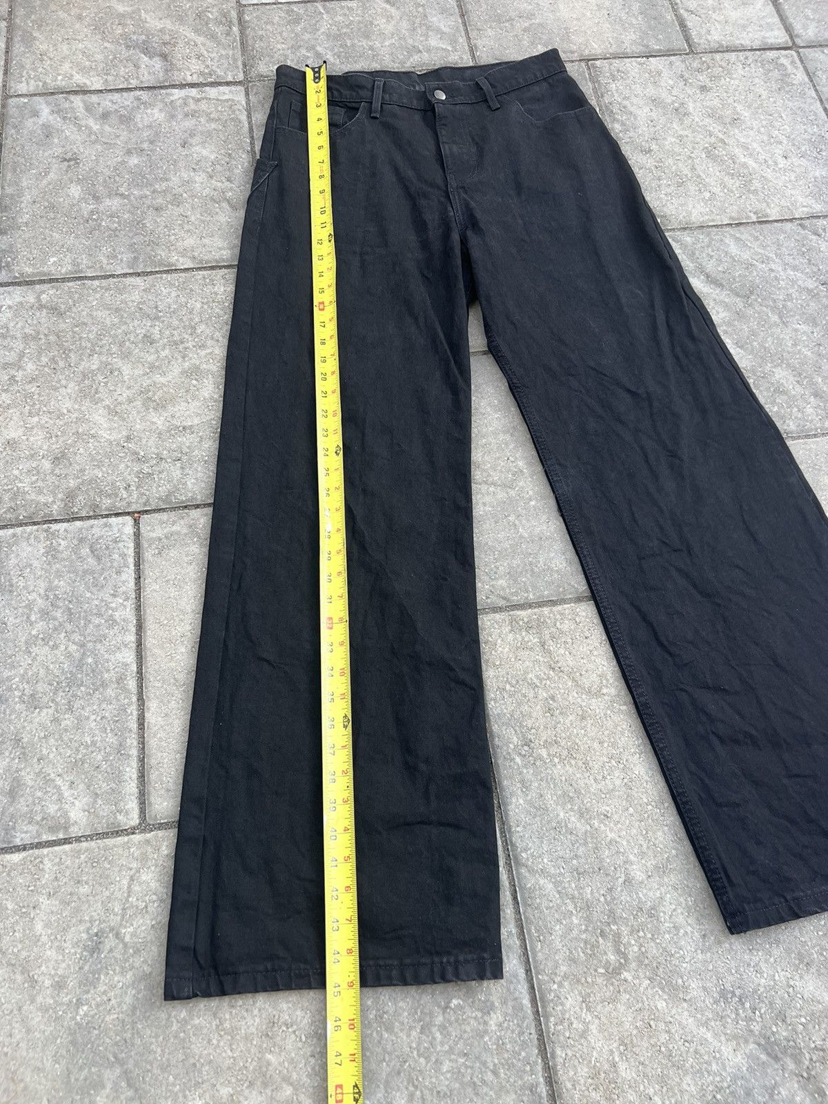 Somar × Staatsballett × Unsound Rags Nicholasaguas Raw Wide Leg Jovo Jeans v2 Size US 33 - 13 Thumbnail