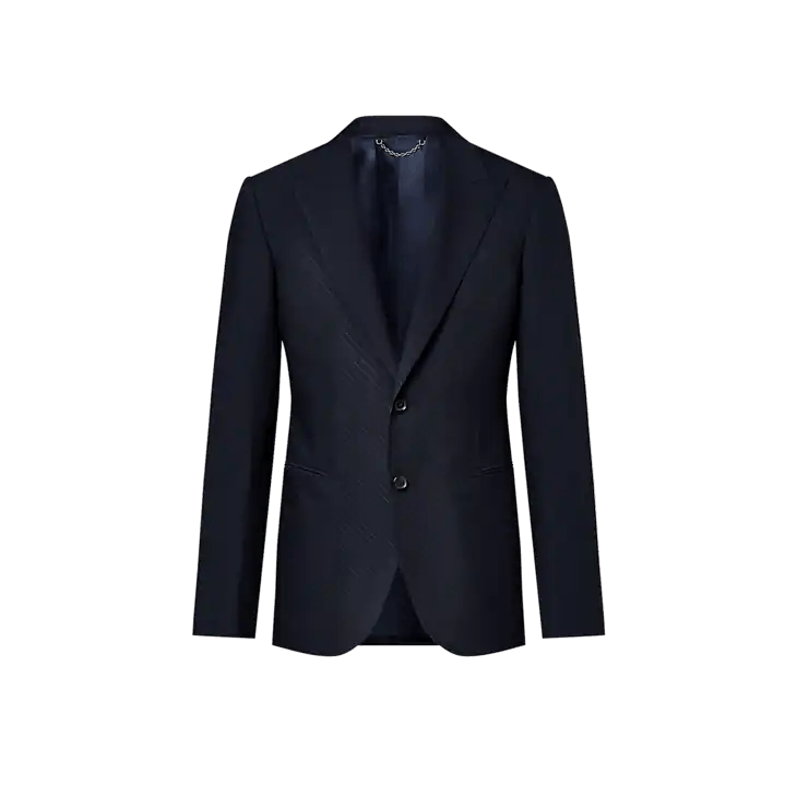 Louis Vuitton Single-Breasted Wool Pont Neuf Jacket - 46 XS Size 46S - 1 Thumbnail