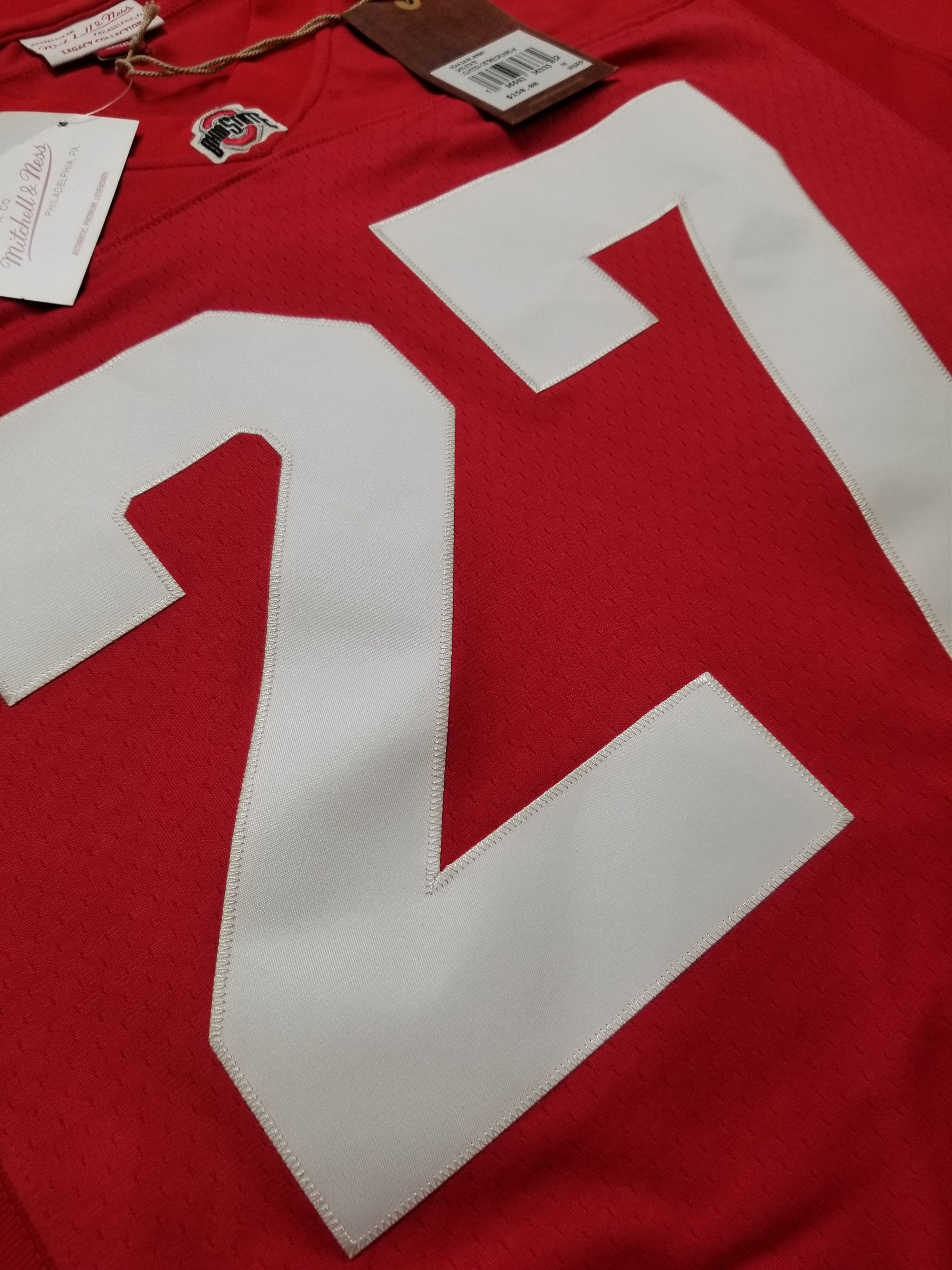 Mitchell & Ness NCAA FOOTBALL JERSEY OHIO STATE BUCKEYES 1995 EDDIE GEORGE Size US M / EU 48-50 / 2 - 12 Thumbnail