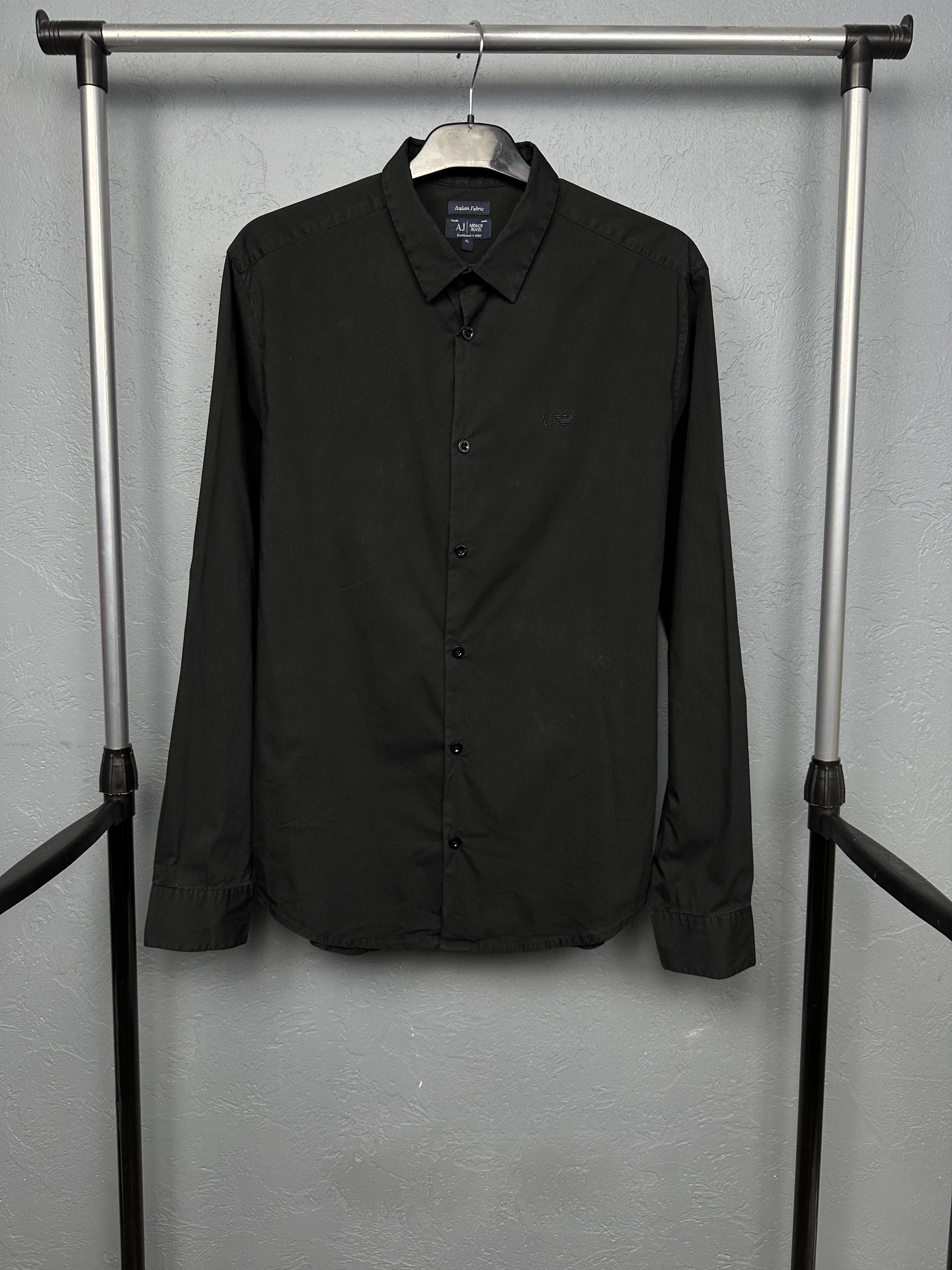 Armani Armani Jeans Mens Long Sleeve Shirt Size US XL / EU 56 / 4 - 1 Thumbnail