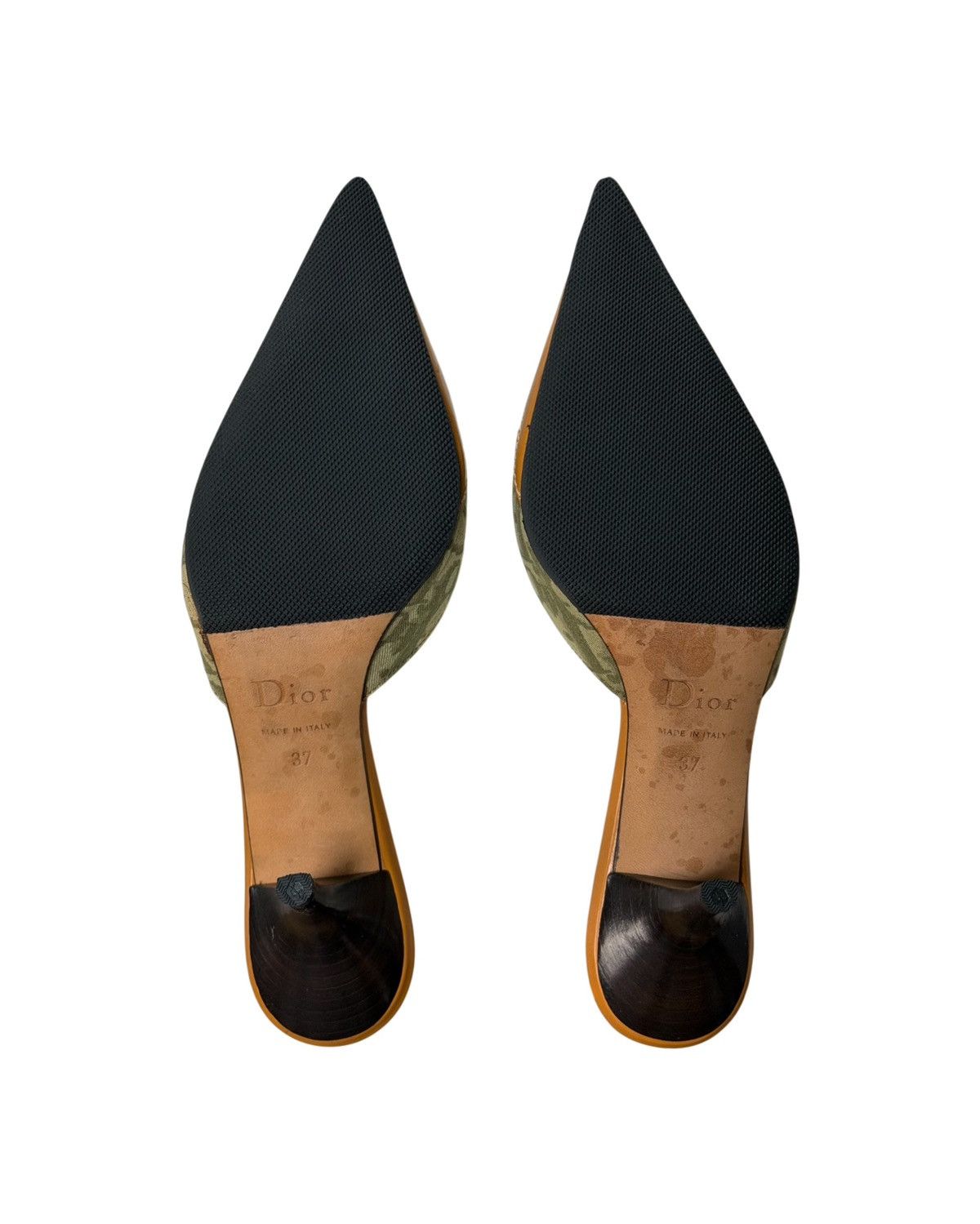 Dior CHRISTIAN DIOR F/W 2006 ‘Romantique’ Trotter Leather Mules Size US 7 / IT 37 - 3 Thumbnail