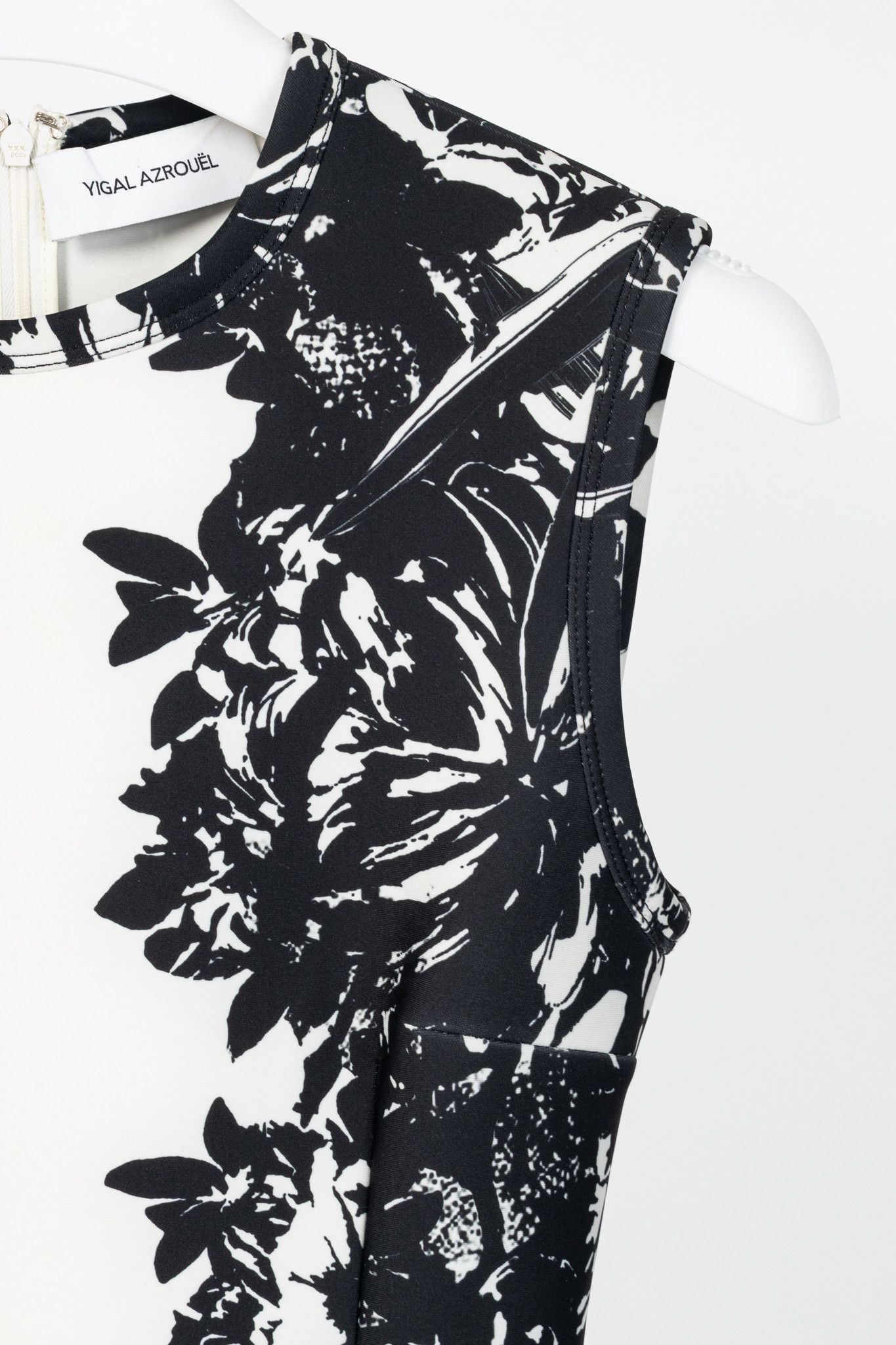 Yigal Azrouel Yigal Azrouel Jet Multi Floral Print Scuba Sheath Dress Size S / US 4 / IT 40 - 5 Thumbnail