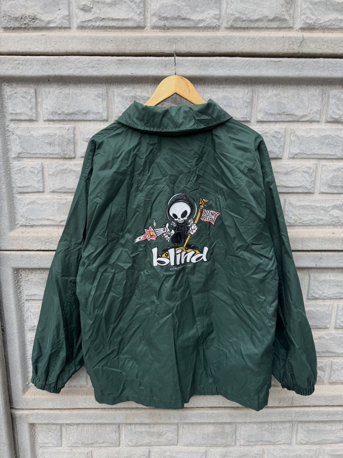 Blind Skateboards RARE 90s Blind Skateboarding Light Coach Jacket USA Size US L / EU 52-54 / 3 - 1 Thumbnail