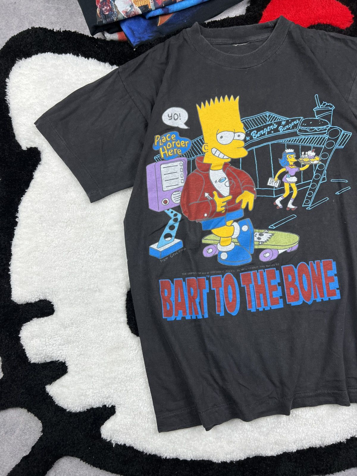 Vintage Vintage Simpsons Bart 1990 Faded Single Stitch Y2K Tee Shirt Size US M / EU 48-50 / 2 - 2 Thumbnail