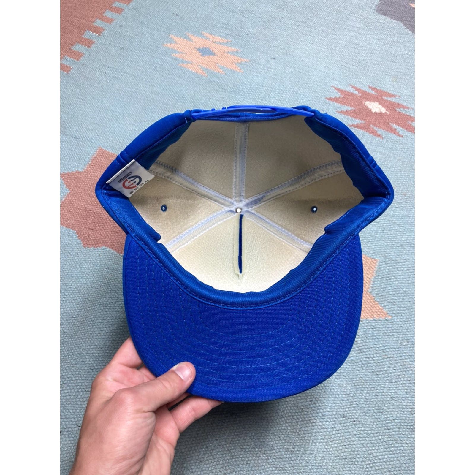 Vintage VINTAGE SnapBack Hat Countryside Vet Service Veterinary Real Drink Milk Country Farm 80s NOS Adjustable Blue Men Hat Mens Size ONE SIZE - 5 Thumbnail