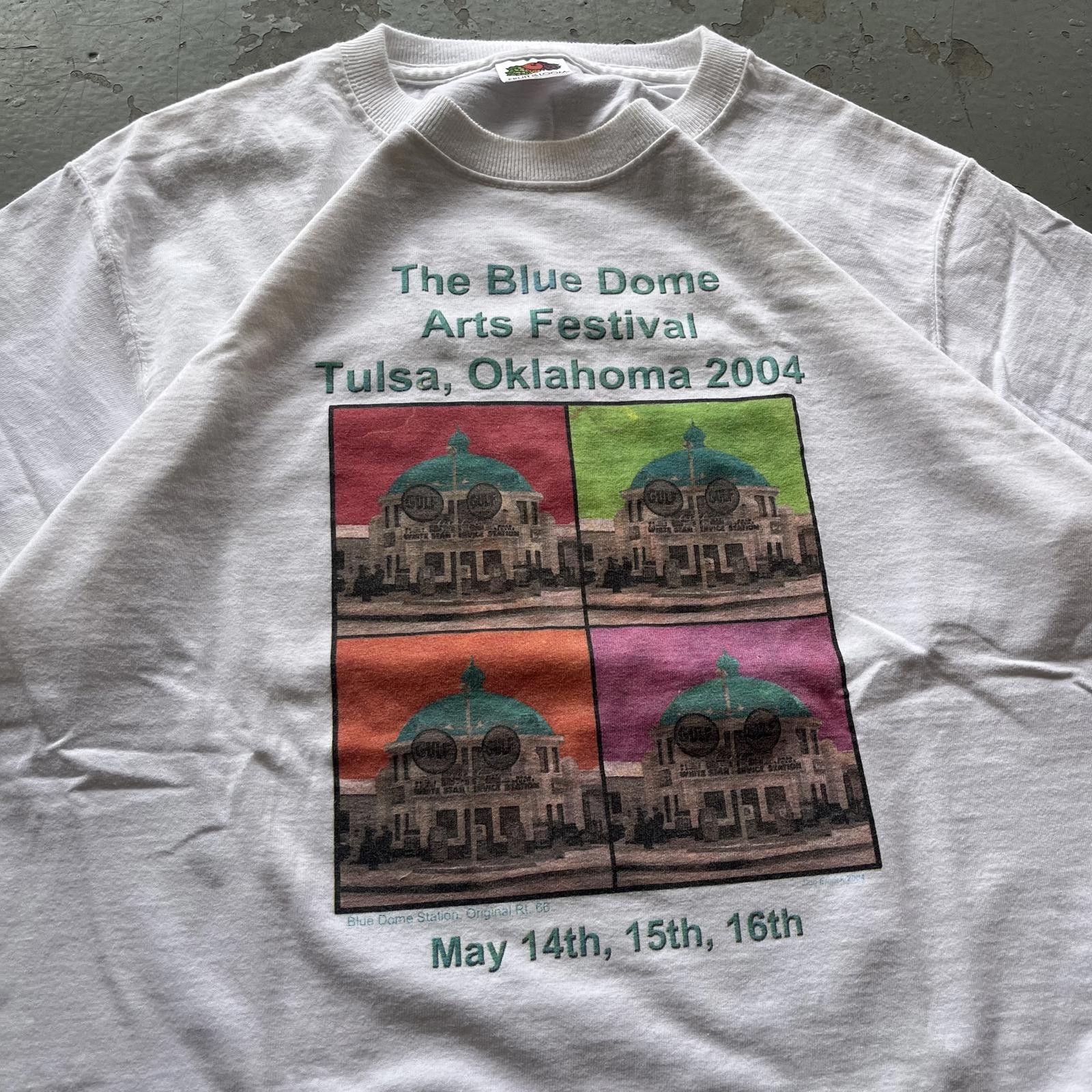 Andy Warhol × Vintage Vintage Y2K The Blue Dome Tulsa Oklahoma Andy Warhol Shirt Size US M / EU 48-50 / 2 - 2 Thumbnail