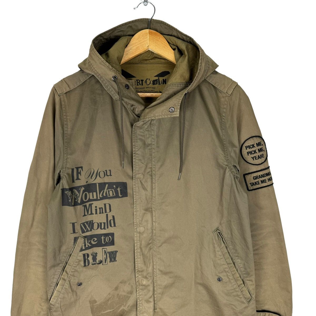 Hysteric Glamour ⚡️HYSTERIC GLAMOUR X KURT COBAIN FISHTAIL PARKA JACKET Size M / US 6-8 / IT 42-44 - 3 Thumbnail