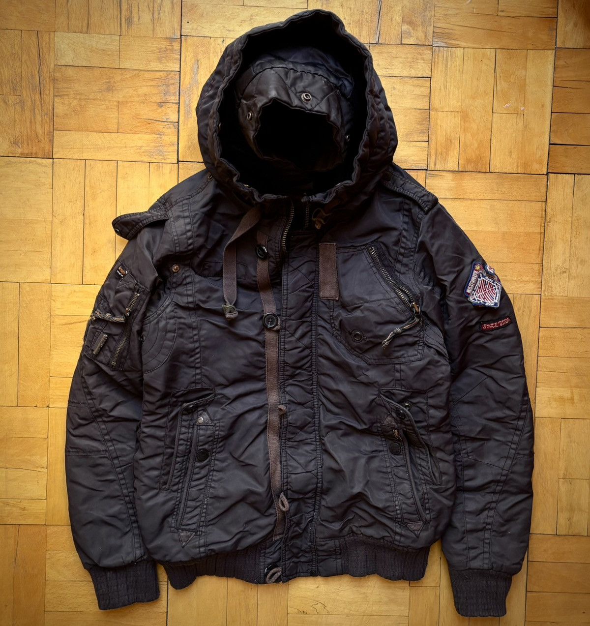 G-Star Vintage Japanese Khujo Double Hood Multi-pocket Jacket Size US M / EU 48-50 / 2 - 1 Thumbnail