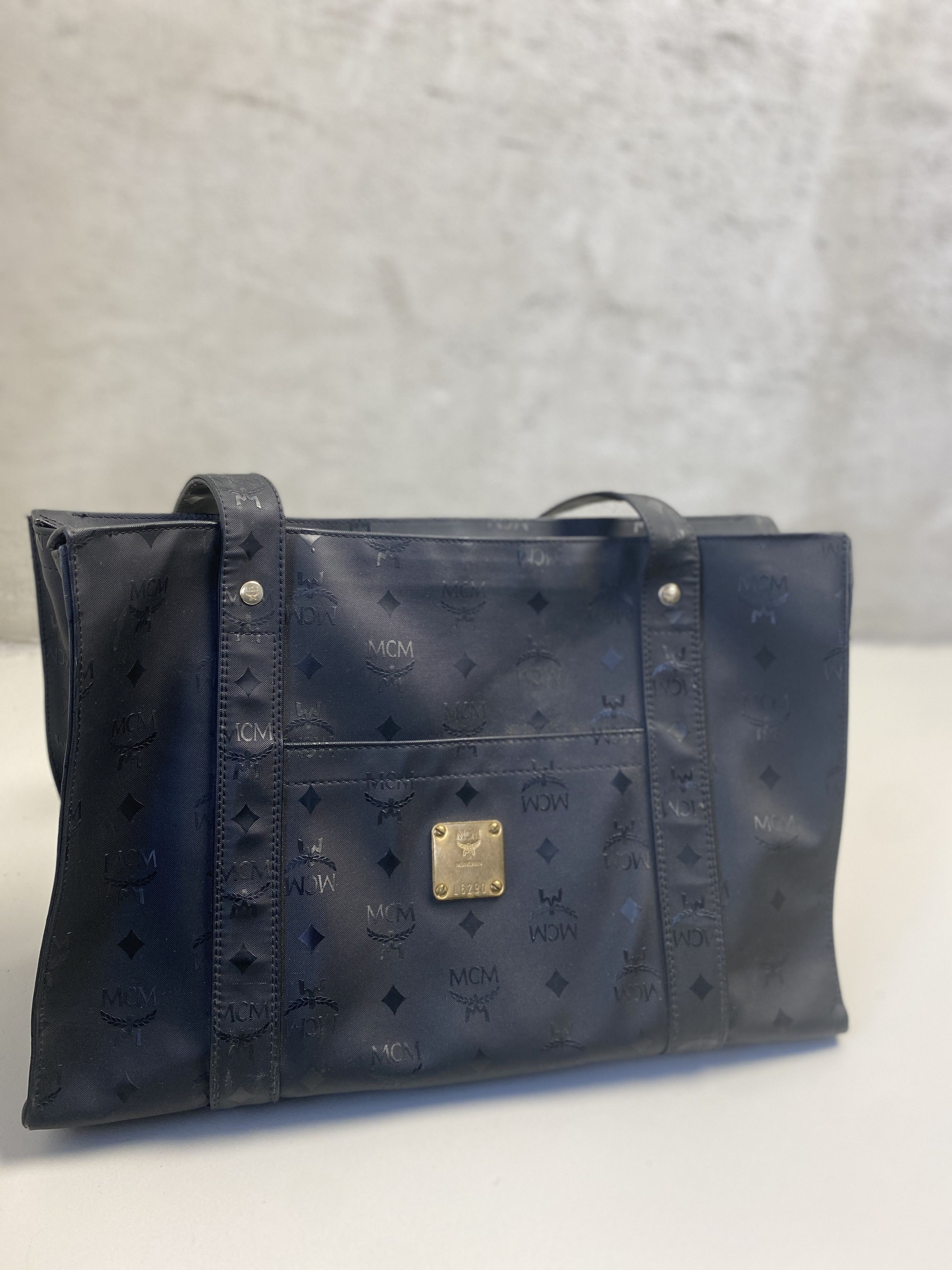 MCM MCM monogram tote big shopper shoulder vintage Size ONE SIZE - 1 Thumbnail