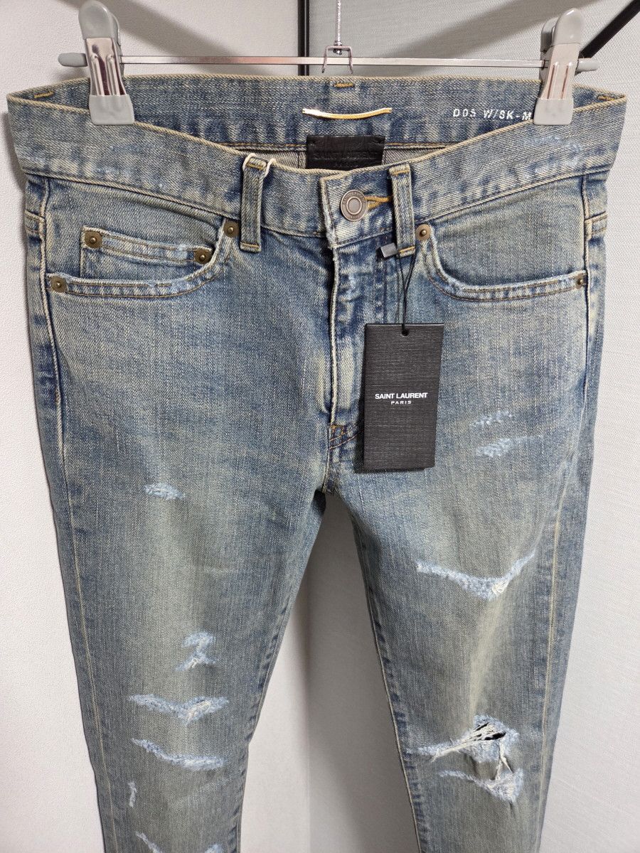 Saint Laurent Paris SAINT LAURENT skinny trash jean Size 26" / US 2 / IT 38 - 2 Thumbnail
