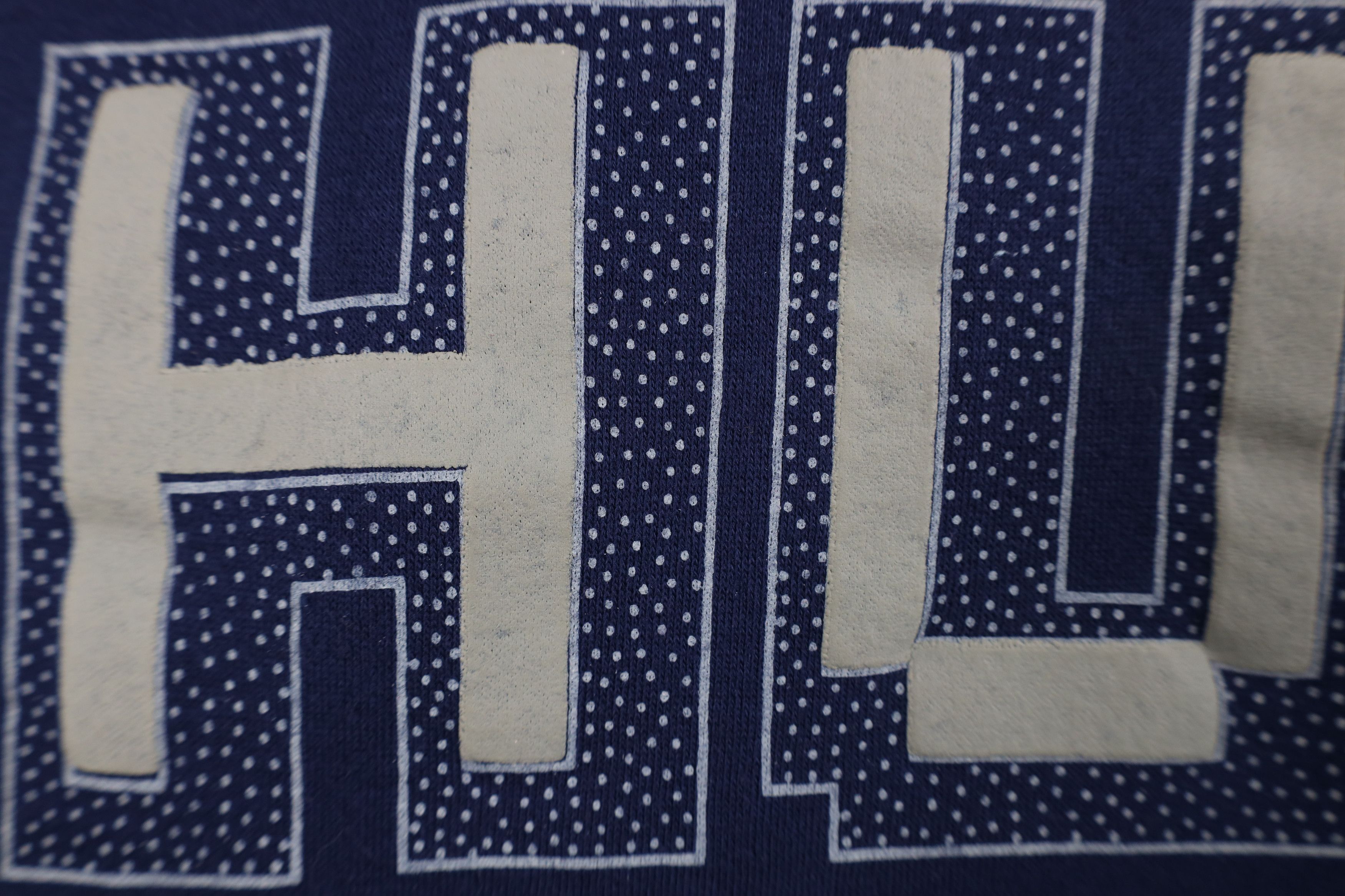 Converse Vintage 90s Converse Chuck Taylor Block Sweatshirt Blue Size XL / US 12-14 / IT 48-50 - 6 Thumbnail
