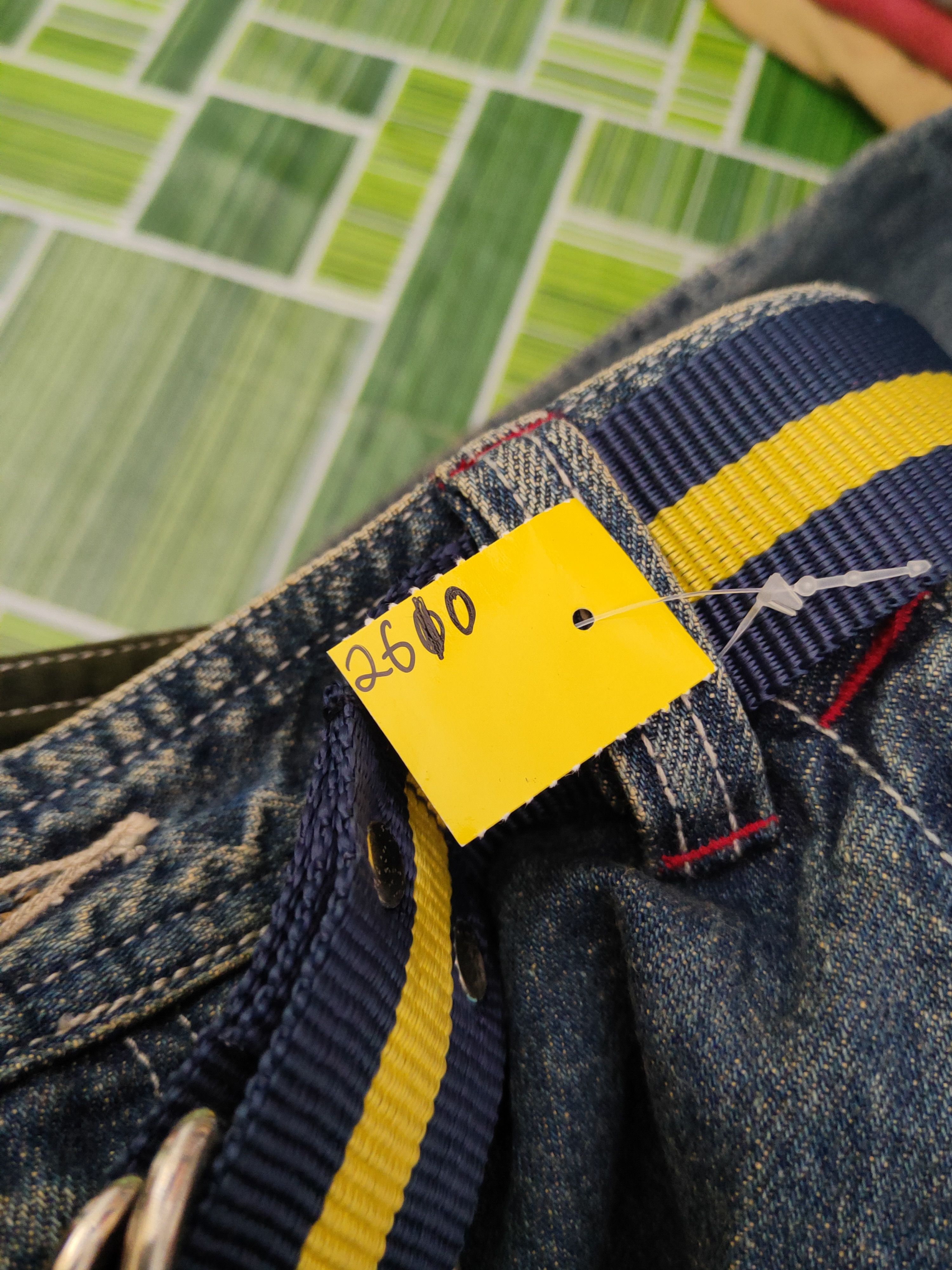 Welcome Skateboards DL Piko Blue Distressed Ripped Jeans #2610 Size US 34 / EU 50 - 18 Thumbnail