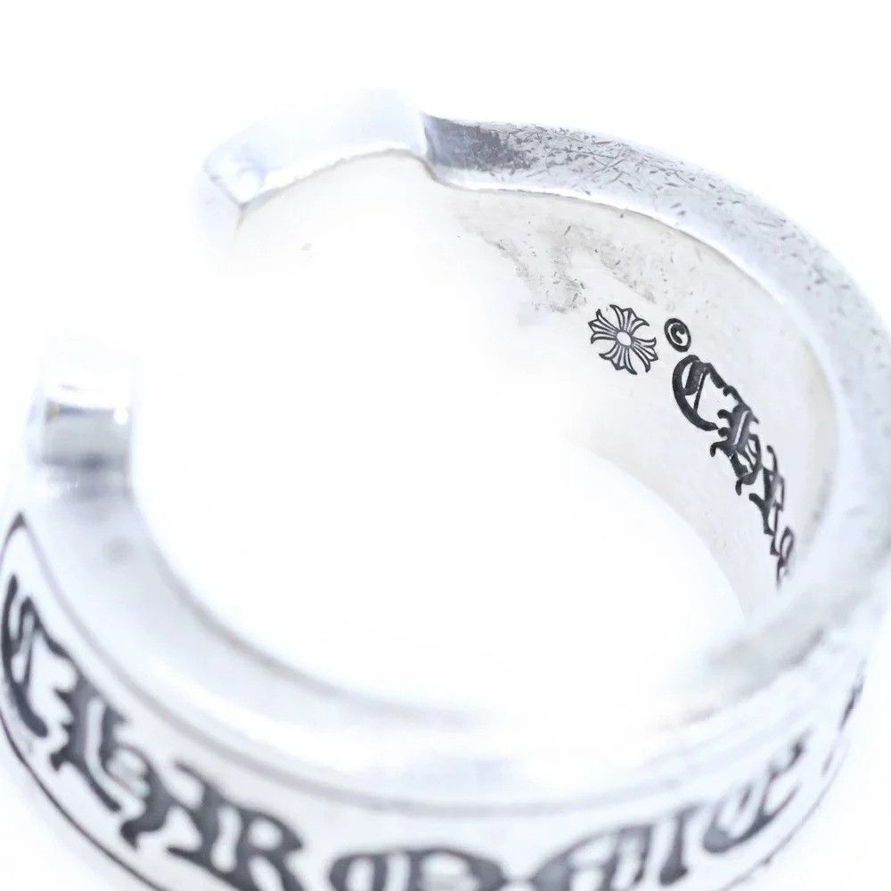 Chrome Hearts 9.5 CHROME HEARTS LARGE SCROLL LABEL RING silver Size ONE SIZE - 6 Thumbnail