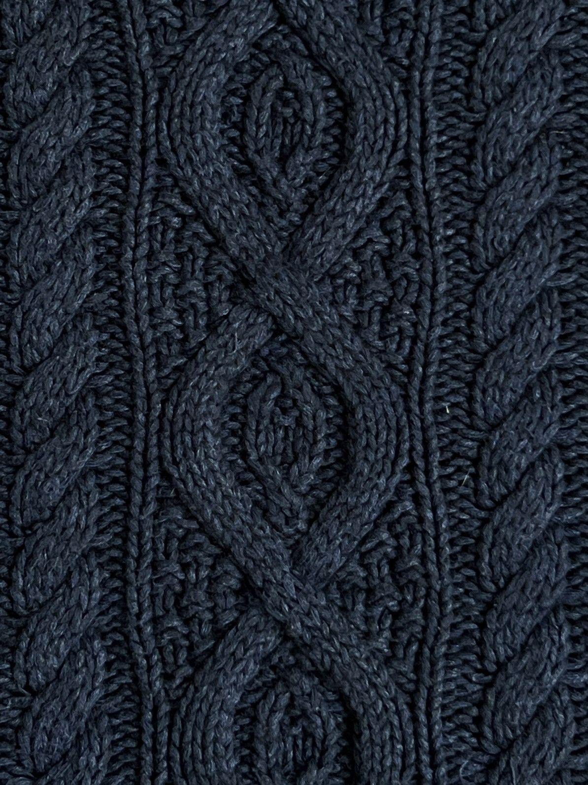 Polo Ralph Lauren Polo by Ralph Lauren Aran Heavy Knitted Indigo Sweater Size US L / EU 52-54 / 3 - 9 Thumbnail