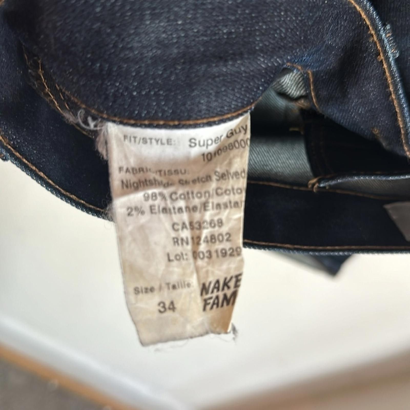 Other Naked and Famous Denim Super Guy Jeans Size US 34 / EU 50 - 4 Thumbnail