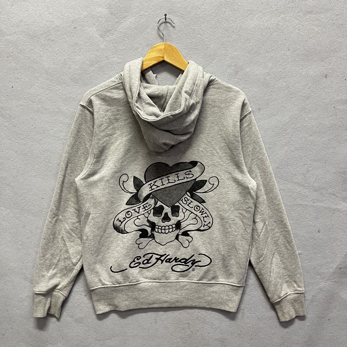 Ed Hardy Vintage Ed Hardy “Love Kills Slowly” Full Zip Hoodie Size US L / EU 52-54 / 3 - 1 Thumbnail
