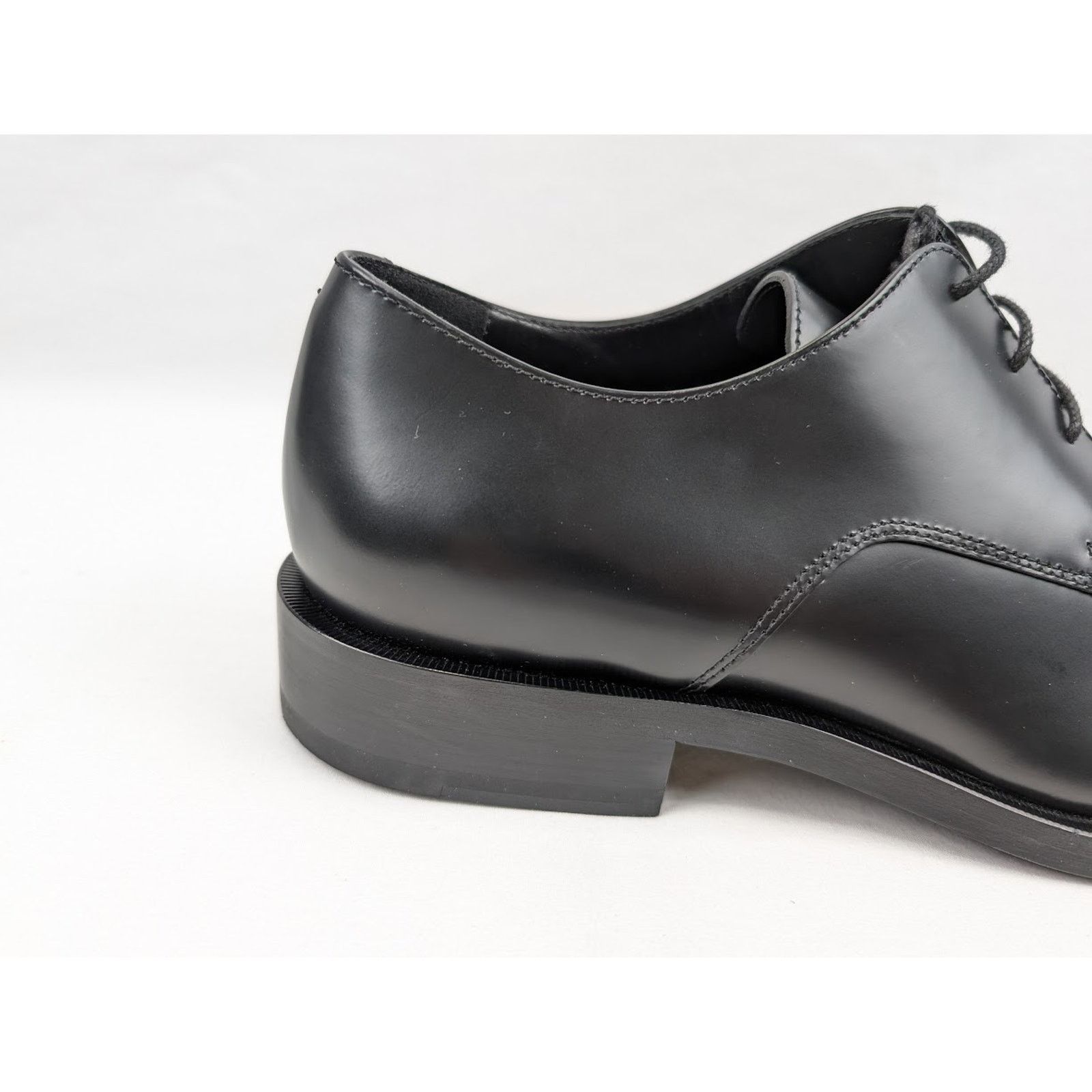 Balenciaga o1rshd1 Smooth Rim BB Icon Derbie Shoes in Black Size US 12 / EU 45 - 4 Thumbnail