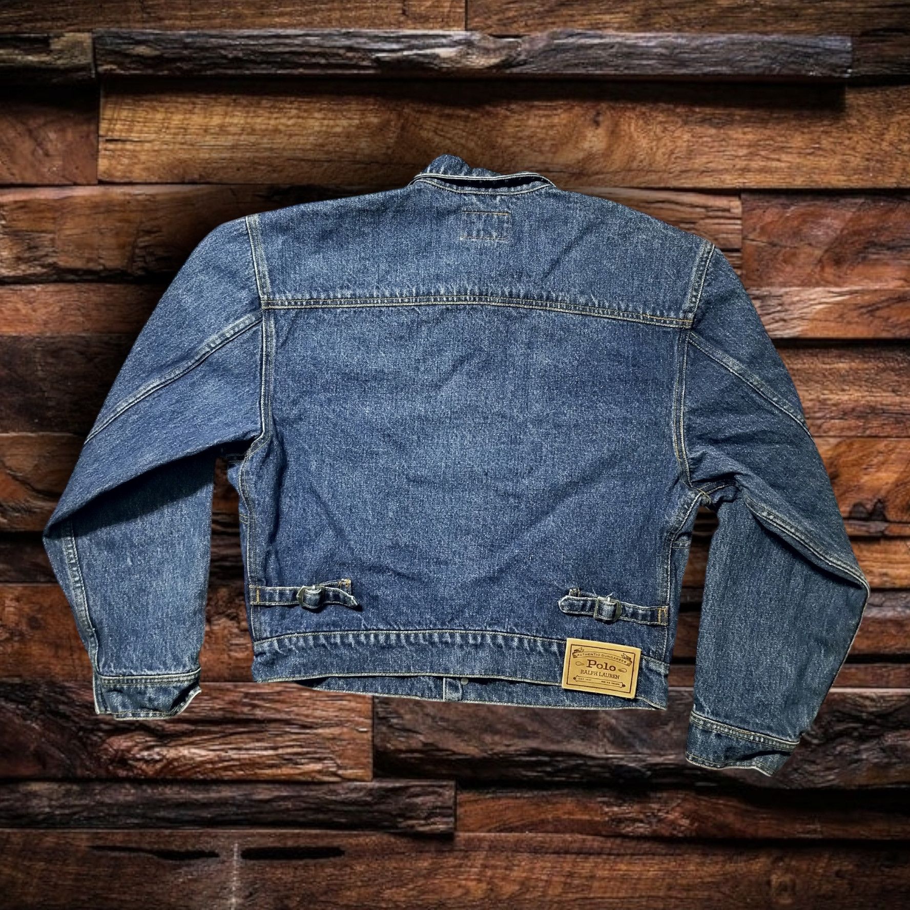 RRL Ralph Lauren VINTAGE 90s POLO RALPH LAUREN DENIM JACKET- WOMEN'S SIZE MED Size M / US 6-8 / IT 42-44 - 2 Thumbnail