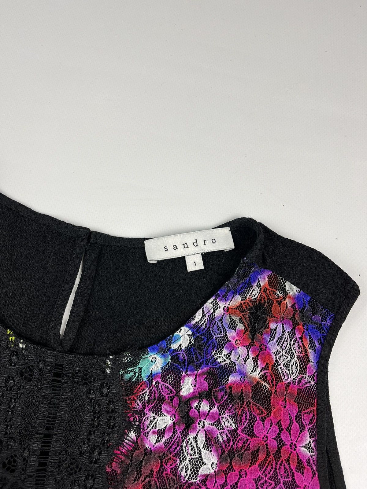 Sandro 🌸Sandro Paris multicolored tank top viscose size 1 Size M / US 6-8 / IT 42-44 - 3 Thumbnail