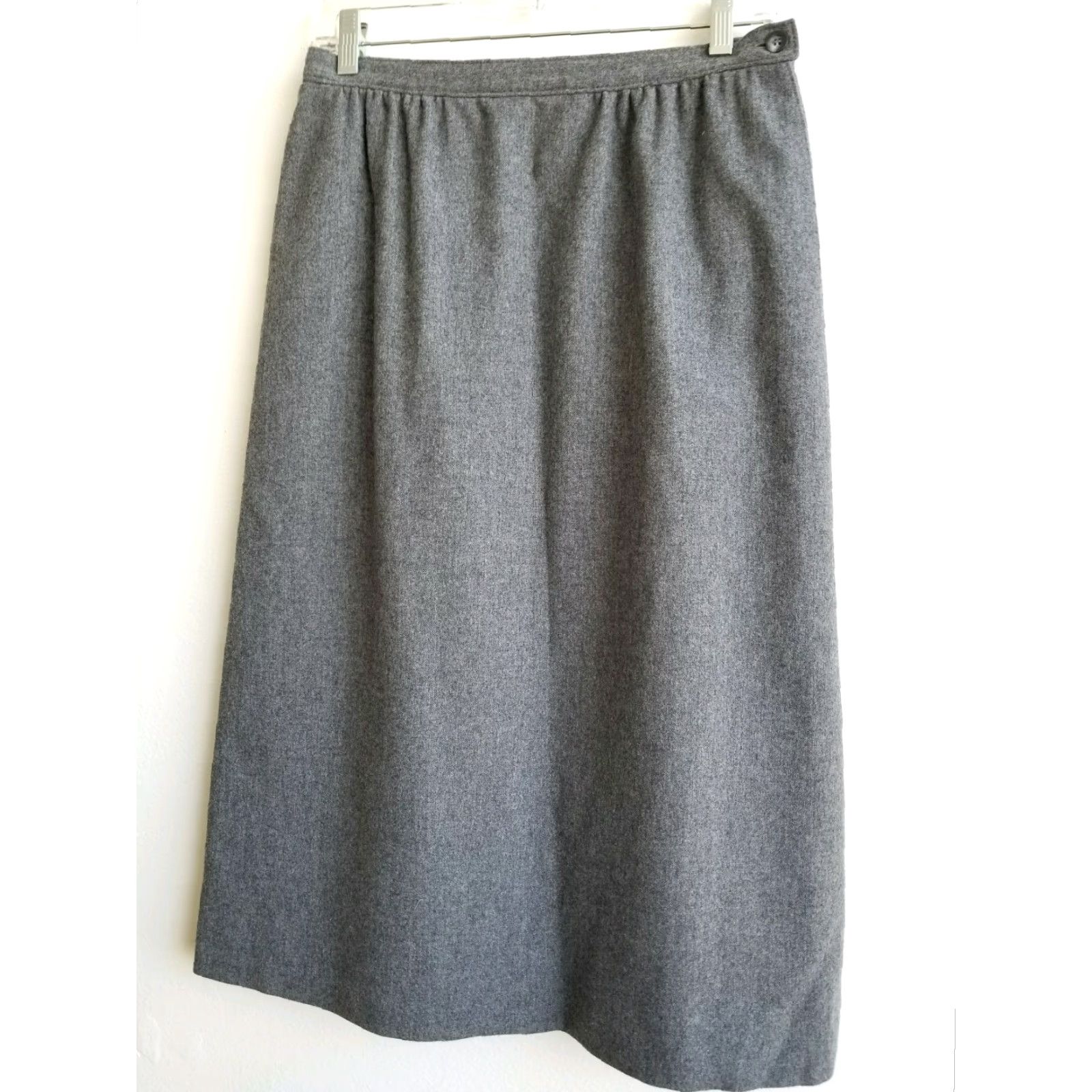 Pendleton PENDLETON Woman 100% Virgin Wool Charcoal Gray 30 in. Waist Size 8 Skirt Size 30" / US 8 / IT 44 - 3 Thumbnail